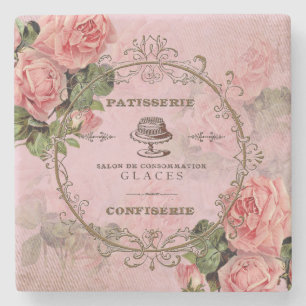 Shabby Vintage Roses2 - Coaster