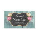 Shabby Vintage Roses Rustic Country Chalkboard