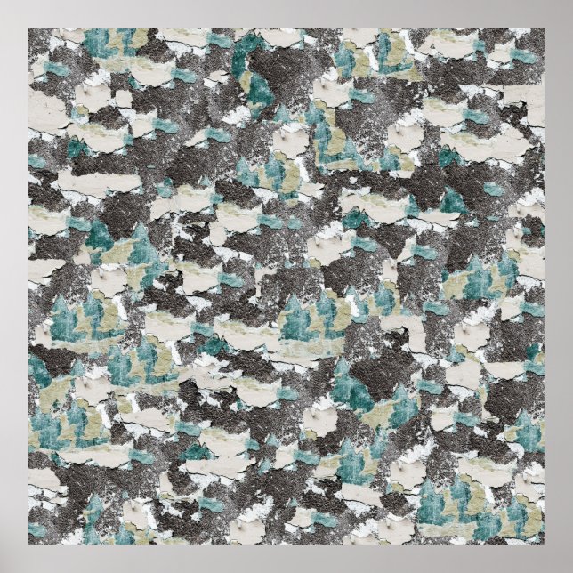 Shabby wall seamless texture backgroundart, paint, poster (Front)