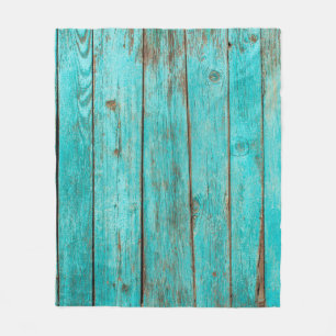Shabby Wood Backgroundwood, beach, background, blu Fleece Blanket