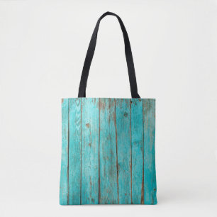 Shabby Wood Backgroundwood, beach, background, blu Tote Bag