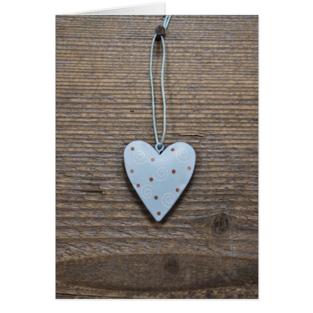 SHABBYCHIC tin hearts wood design (Front)