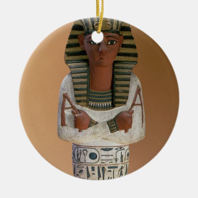 Shabti figure of Ramesses IV, New Kingdom (stuccoe Ceramic Tree Decoration (Front)