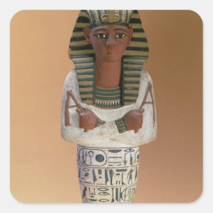 Shabti figure of Ramesses IV, New Kingdom (stuccoe Square Sticker