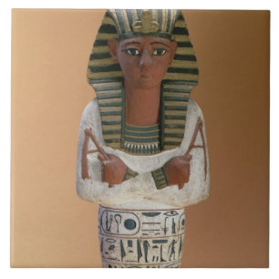 Shabti figure of Ramesses IV, New Kingdom (stuccoe Tile