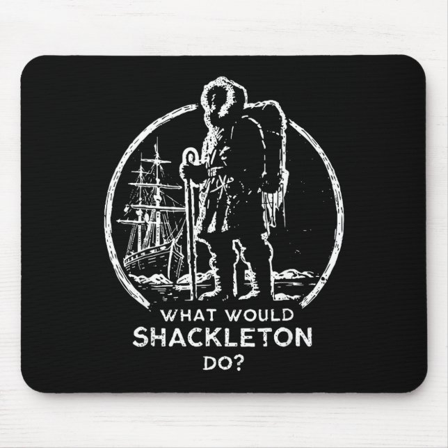Shackleton Leadership Energy Managers Retro Design Mouse Pad (Front)