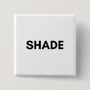 shade 15 cm square badge