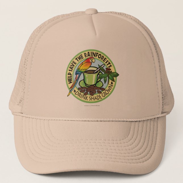 Shade Grown Coffee Trucker Hat (Front)
