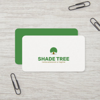 Shade Tree Logo Design | Editable Colour | Business Card