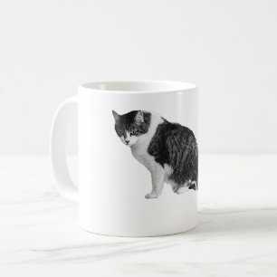 Shaded Cat Sit Mug Adds Gentle Confidence To Days