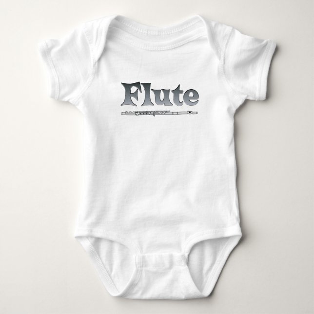 Shaded Flute Baby Bodysuit (Front)