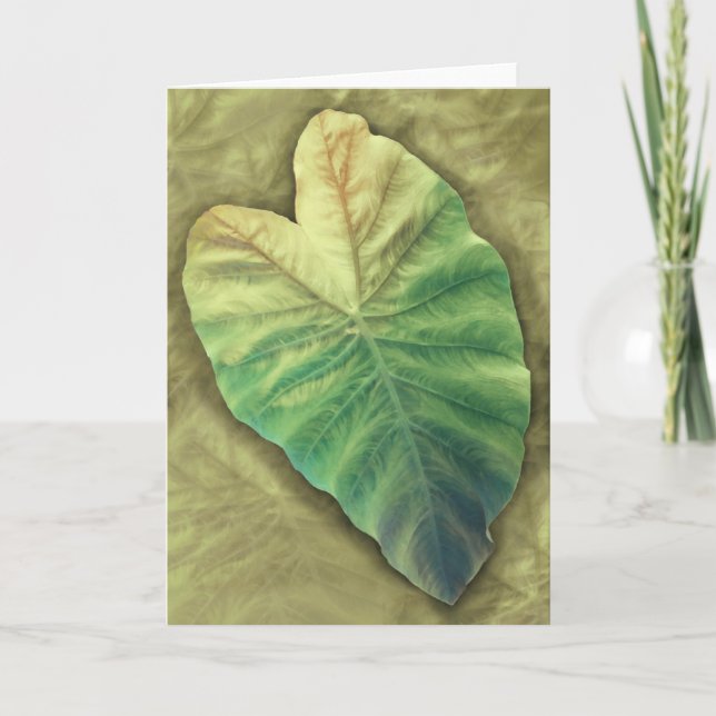 Shaded Leaf Card (Front)