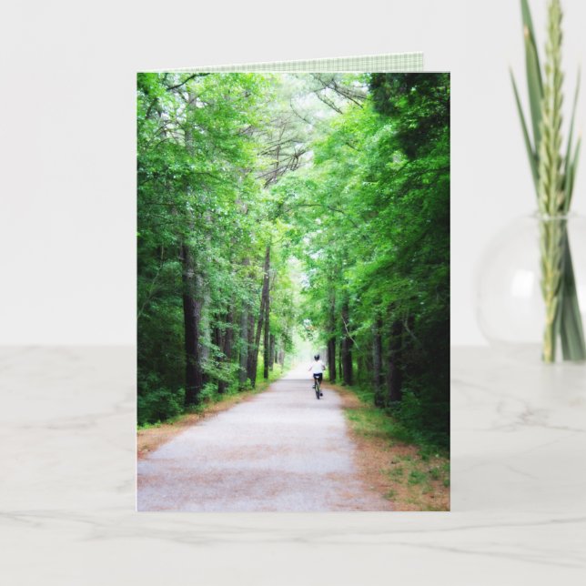 Shaded Path Birthday Card (Front)