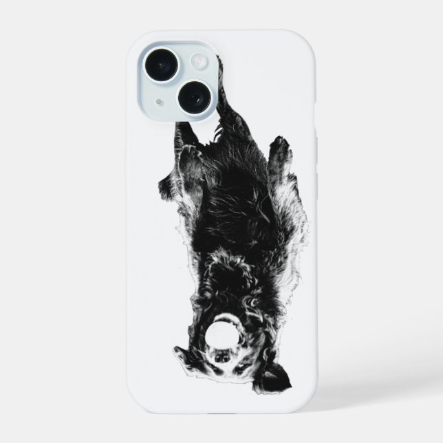 Shaded play focus iPhone 15 case (Back)