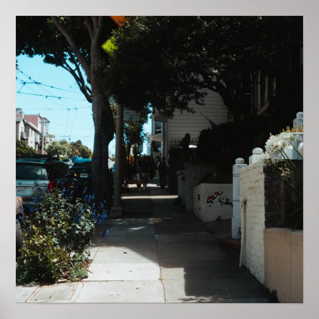 Shaded Sidewalk Poster (Front)