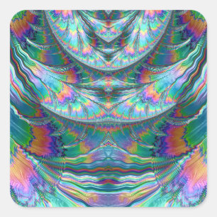 ~ Shades Glossy PASTEL 3D ~ Square Sticker