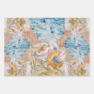 Shades of Angels  Wrapping Paper Sheet