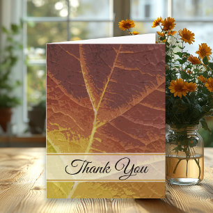 Shades of Autumn Sympathy Thank You
