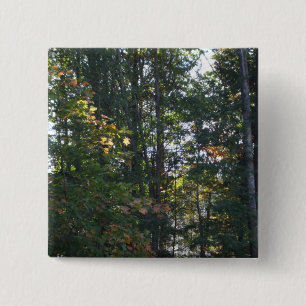 Shades of Autumn Trees 15 Cm Square Badge