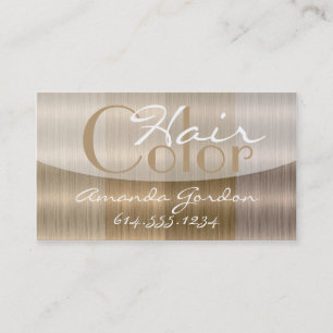 Shades of Blonde 2 Hair Colour Style Business Card