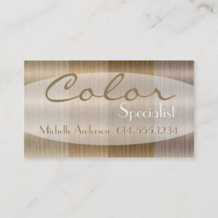 Shades of Blonde 3 Hair Colour Style Business Card