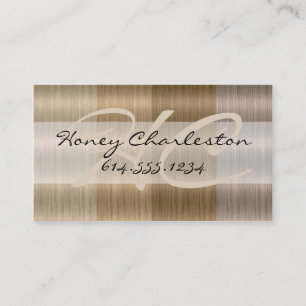 Shades of Blonde Hair Colourist Style Business Card