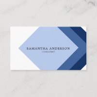 Shades of Blue Diamonds Simple Modern