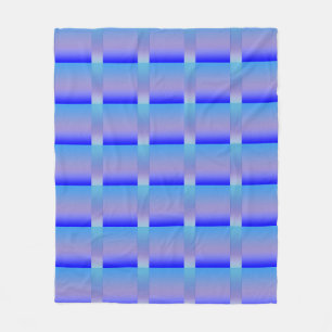Shades of Blue Fleece Blanket