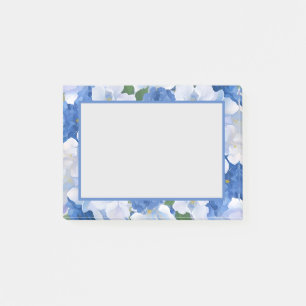 Shades of Blue Florals  Post-it Notes