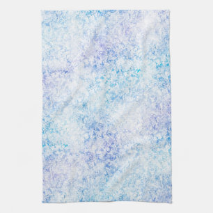 Shades of blue frost kitchen towel