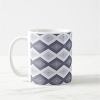 Shades of blue grey diamond pattern