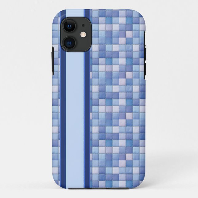 SHADES OF BLUE  iPHONE 5 CASE (Back)