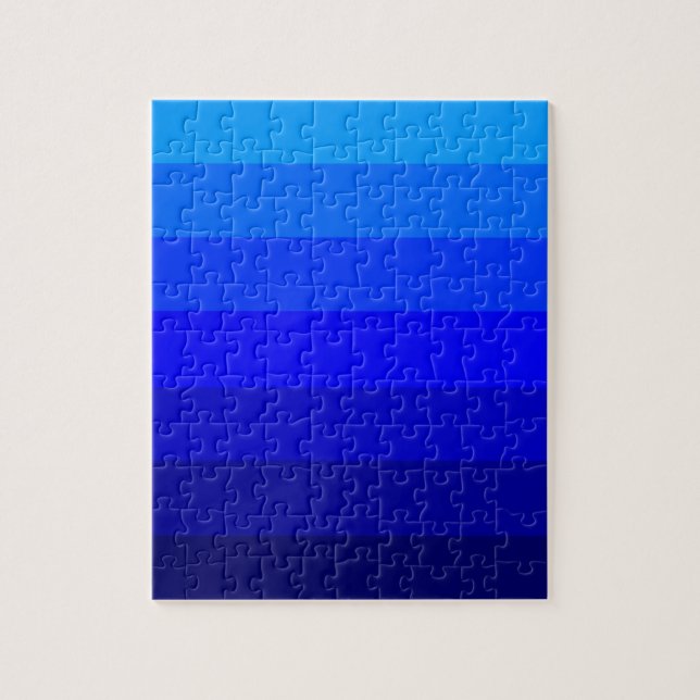 Shades of Blue Jigsaw Puzzle (Vertical)