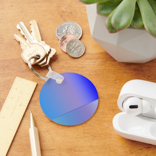 Shades of Blue Key Ring (Desk)