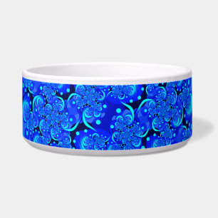 Shades of Blue Modern Abstract Fractal Art