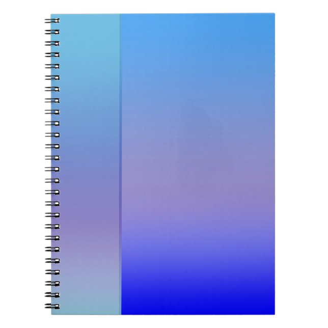Shades of Blue Notebook (Front)