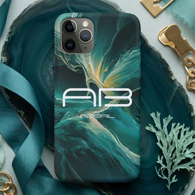 Shades of Blue: Ocean Dreams Personalizable Case-Mate iPhone Case (Creator Uploaded)