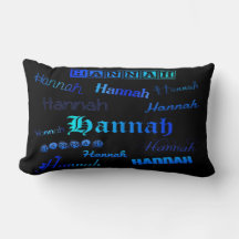 Shades of Blue on Black - Hannah