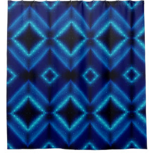 Shades of Blue Shower Curtain