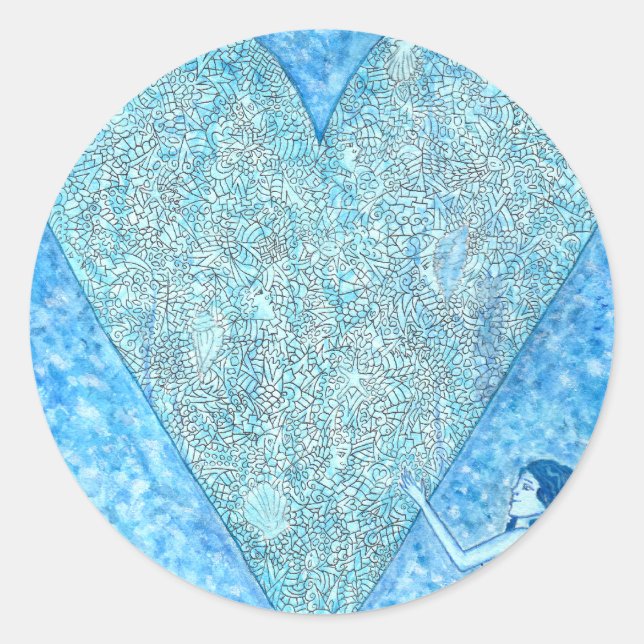 Shades of Blue - Stickers (Front)