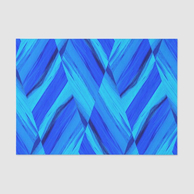 shades of blue tissue paper (Front)