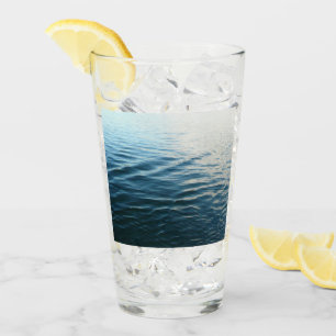 Shades of Blue Water Abstract Nature Photography Glass