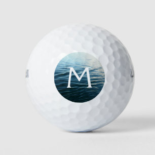 Shades of Blue Water Abstract Nature Photography Golf Balls
