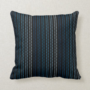 Shades of Blue with Changeable Background Colour Cushion
