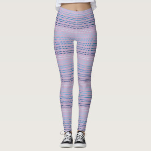 Shades of Blue with Changeable Background Colour Leggings