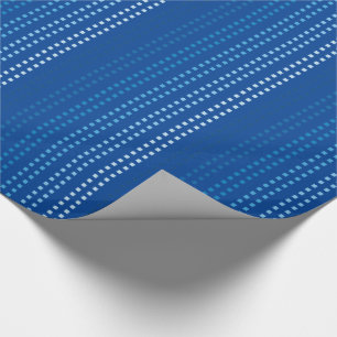 Shades of Blue with Changeable Background Colour Wrapping Paper