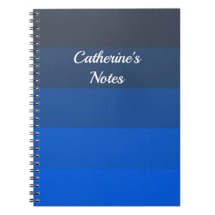 Shades of Blues Notebook