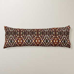 Shades of Brown Body Pillow - Reeve's Pheasant