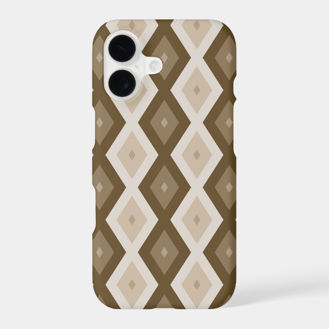 Shades of brown diamond pattern (Back)