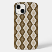 Shades of brown diamond pattern